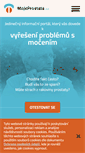 Mobile Screenshot of mojeprostata.cz